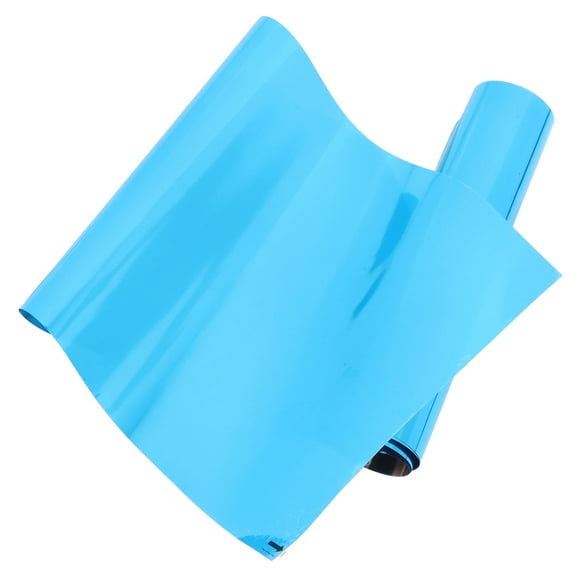Minkissy 1Pcs Security Window Film Sky-Blue Silver 78.60X17.49X0.04in for Glass Windows Home Use Office Bathroom