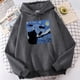thumbnail image 1 of Sudaderas con capucha con estampado de noche de gato estrellado para hombre, Sudadera con capucha de gran tamaño, sudaderas de lana a la moda, Jersey informal S-Xxl, Tops, 1 of 3
