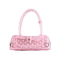 thumbnail image 2 of Women Polka Dot Jelly Shoulder Handbag, Mini Baguette Underarm Purse, Lightweight Waterproof Casual Small Handbag for Daily Shopping Dating Street Wear Multiple Candy Colors, 2 of 8