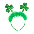 thumbnail image 1 of Diademas de aro para el pelo, diadema de trébol, duende, tocado para hombres y mujeres, diadema ST. Diadema del Día de San Patricio para el Festival Estilo C, 1 of 8