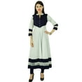 thumbnail image 1 of Phagun Kurti Ethnique en Coton à Pois pour Femmes Robe Tunique Décontractée, 1 of 4