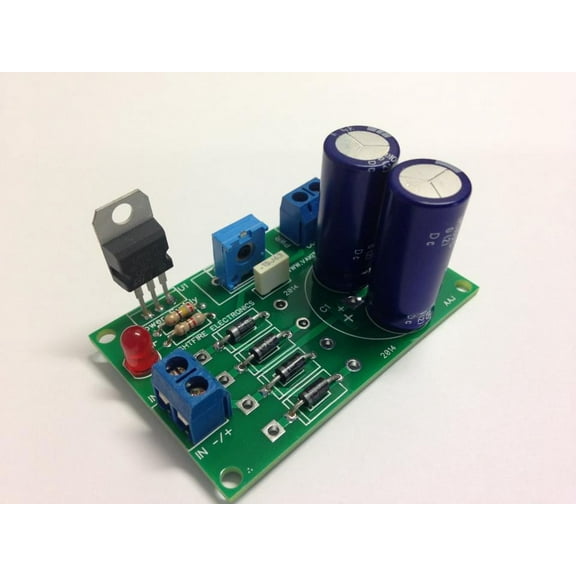 1.5 Amp Power Supply, Adj, LM317 Kit