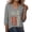 Grey, variant on MEICHEN 250th Anniversary USA Shirt Crewneck Pullover Tops Women's Patriotic Shirts Short Sleeve T Shirt