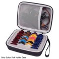 thumbnail image 2 of Guitar Pick Holder Case Compatible with Fender, ChromaCast, D'Addario, JIM DUNLOP, Bolopick, Guitar Accessory Storage Pouch (Black), 2 of 5