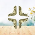 thumbnail image 4 of 60Pcs 14MM DIY Album Folders Crafts Scrapbook Antique Bronze Book Corner Protector, 4 of 7