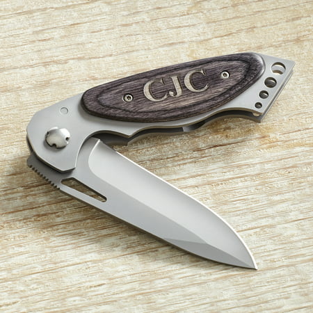 Personalized Pocket Knife with Wood Handle (Best Knives Under 50)