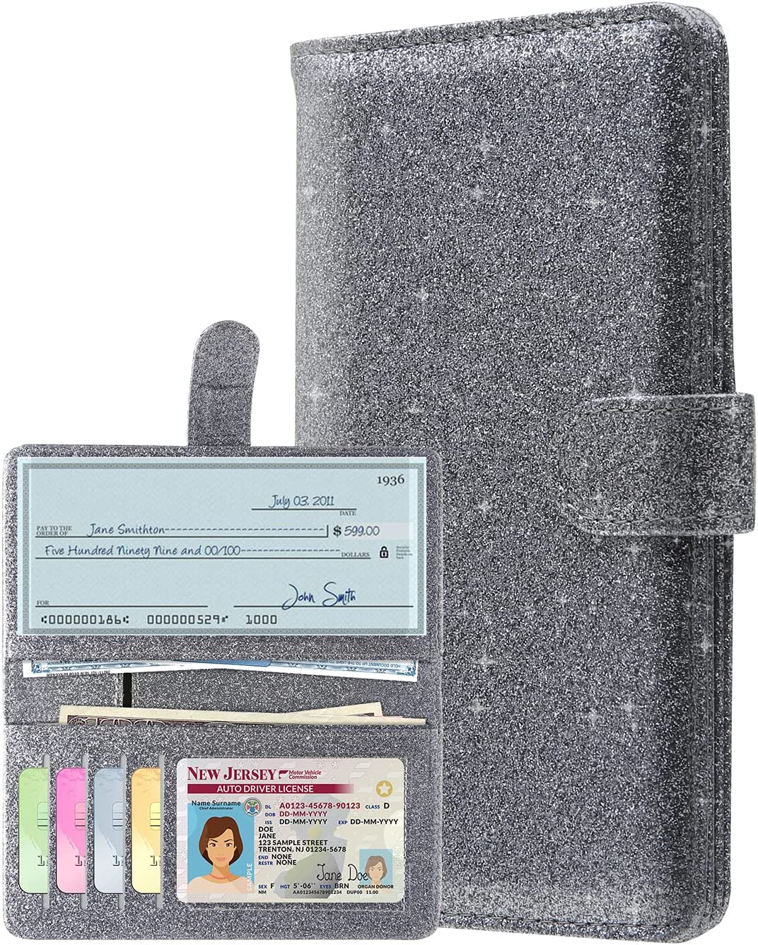 Checkbook Cover(2021Edition) Leather Standard Register Checkbook Case