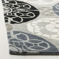 thumbnail image 6 of SAFAVIEH Wyndham Louise Medallion Wool Runner Rug, Grey/Black, 2'3" x 11', 6 of 9