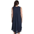 thumbnail image 3 of Riviera Sun Women's Sleeveless Umbrella Dresses - Stylish and Breezy Summer Fashion (Navy With Buttons, X-Large), 3 of 3