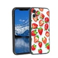 thumbnail image 1 of Compatible with iPhone 12 Phone Case, strawberry-berries-7 Case Silicone Protective for Teen Girl Boy Case for iPhone 12, 1 of 1