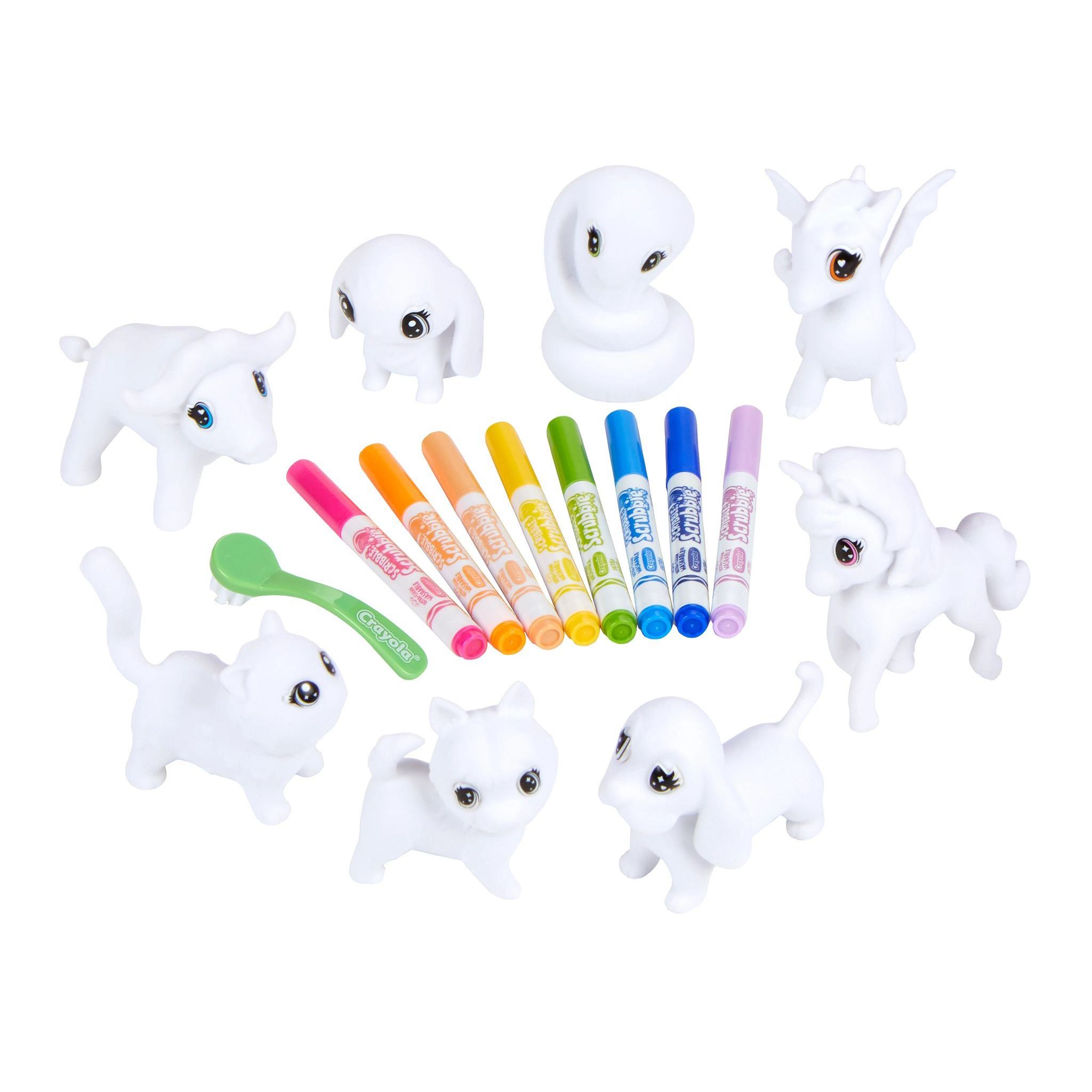 Crayola Scribble Scrubbie Pets, Coloring Toy Animal, Holiday Gift for Kids, Beginner Child - image 4 of 8
