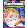 thumbnail image 1 of Creative Teaching Press Ctp2595 Minutes de Mathématiques de Niveau Intermédiaire Gr. 6-8, 1 of 1