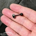 thumbnail image 4 of Body Candy 14G Women 316L Stainless Steel Black Glow in the Dark Kitty Cat Fishbowl Mens Barbell Tongue Ring Body Piercing Jewelry 5/8?, 4 of 8