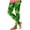 Army Green, variant on Ecqkame Women's St. Patrick Day Shamrock Printing Leggings Casual Elastic Waist Yoga Trousers Sports Tight Pant Army Green XXL