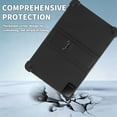 thumbnail image 5 of FIEWESEY Tablet Case for TCL TAB 10 Gen 4 Android Tablet 10.1" Kids Friendly Protective Cover Silicone Case Kids Friendly with Kicskstand for TCL TAB 10 Gen 4 Tablet - Black, 5 of 6