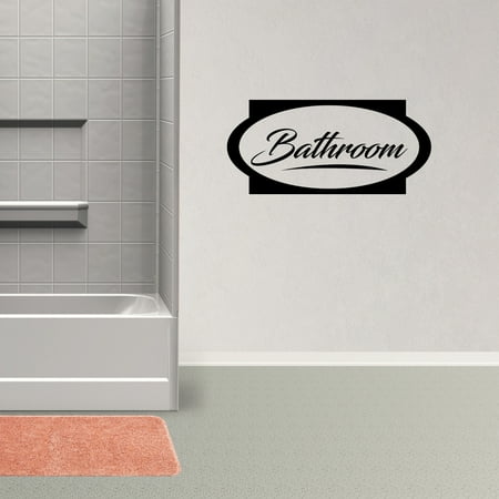 bathroom words lettering decal sticker quote decor stencil border walmart