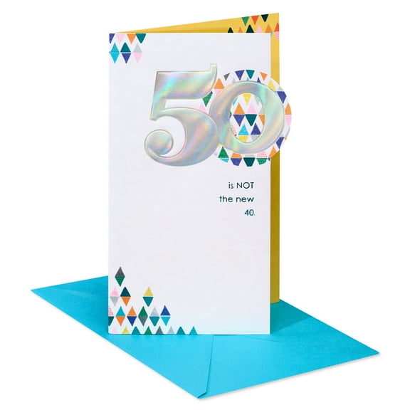 American Greetings 50th Birthday Card for Anyone (A Milestone Celebration)