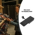 thumbnail image 3 of HEATSHAKING 1Pack Sneaker Wall Shelf Black Square Tube Modern Minimalist Vertical Shoe Rack For Store Organization, 3 of 8