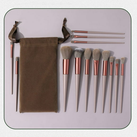 Brush 13 Brushes Set, Quick Drying Soft Bristles, Of Colour Blush Brush Beauty