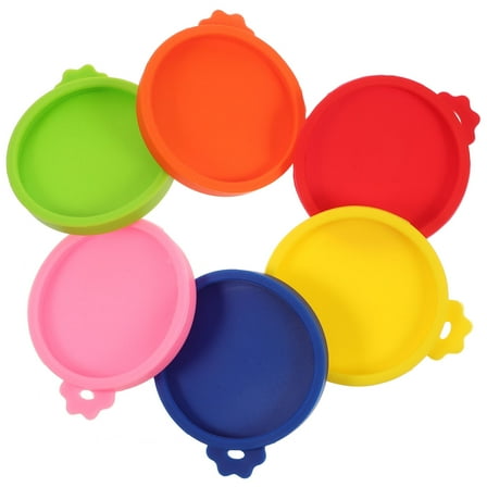 SWETRACE 6Pcs Cat Food Lid for Food Storage Reusable