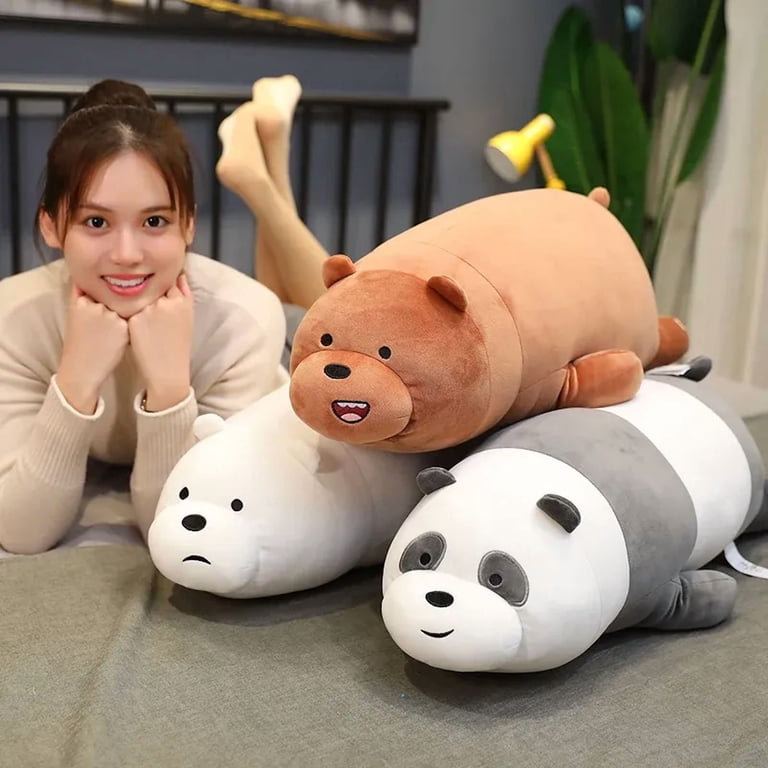 Original We Bare Bears Plush Toys Grizzly Panda Ice Bear Plush The
