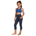 thumbnail image 4 of Xdegoge Capri Leggings for Girls with Pockets Buttery Soft High Waisted Pull on Yoga Leggings Skinny Fit Workout Leggings Gym Running Lounge Travel Wear, 4 of 8