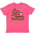 thumbnail image 3 of Inktastic My Aunt is a Firefighter with Fire Truck Youth T-Shirt, 3 of 5