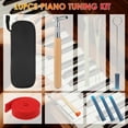 thumbnail image 2 of Mistaha Kit d'Outils de Réglage de Piano Professionnel avec Manche en Bois - Ensemble de 10 Pcs pour Clé de Réglage, Bande de Tempérament, Fourche de Réglage, et Plus, 2 of 6