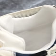 thumbnail image 4 of NOKIO Men's Fashion Sneakers High Top Skate Shoes Versatile Street Sport Shoes with Adjustable Strap, Lightweight 𝖫a𝖼e Up Running Shoes Cushion Thick Sole Shoes, 4 of 9