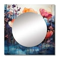 thumbnail image 2 of Designart "Landscape In Floral Alcohol Ink" Abstract Landscapes Square Mirror For Wall Decor - Large Beige Square Printed Wall Mirror Art - Square Modern Mirror - Wall Mounted Square Mirror, 2 of 5