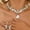 MS481-1-White, variant on Elegant Bridal Wedding Jewelry Set for Women/Brides/Bridesmaids Teardrop Crystal Leaf Cluster Jewelry Set for Wedding Prom Party Bridal Bridesmaids Crystal Necklace Earrings Bracelet Set