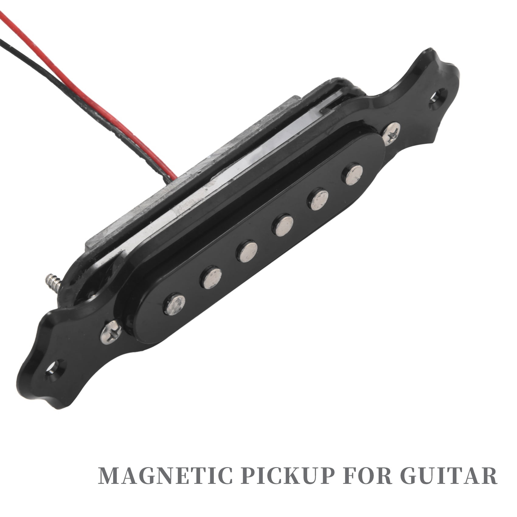 10X Magnetic Acoustic Pickup for Guitar Black