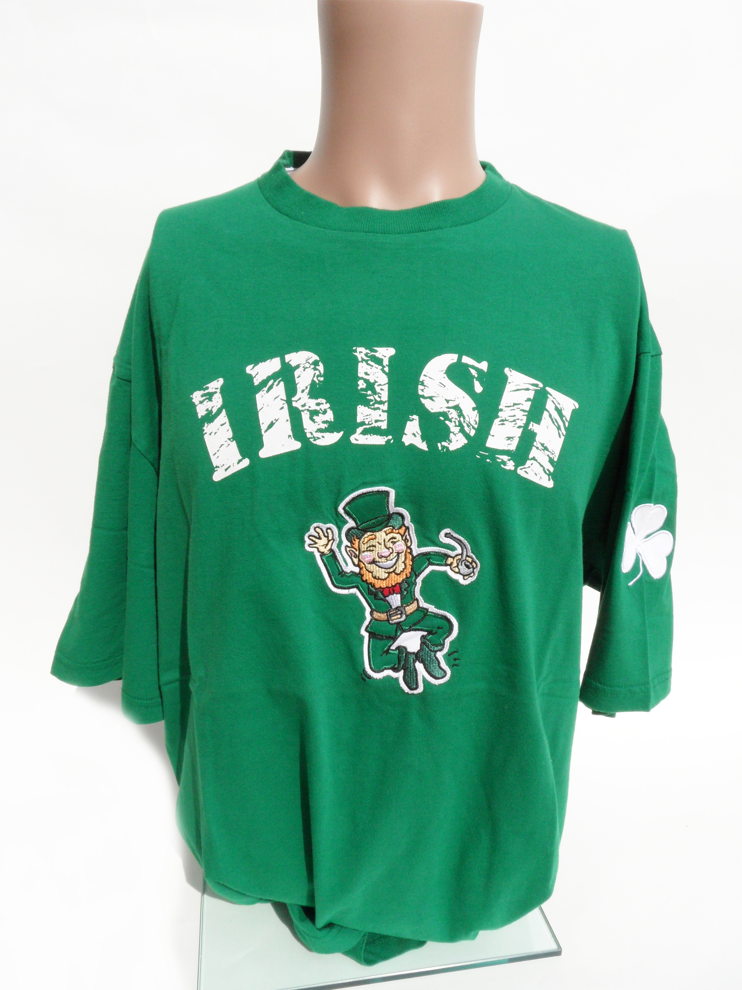 Irish Leprechaun Short Sleeved T-Shirt - Donegal Bay - Unisex - XL