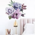 thumbnail image 3 of Billuyoard Adhesivo de pared de flores estilo elegante pintura calcomanía hogar Oficina arte papel tapiz cartel extraíble para sala de estar TV telón de Decoración del hogar tipo 3 Billuyoard HA077073-03, 3 of 6