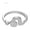 Silver, variant on Unisex Zodiac Constellation Ring Adjustable Opening Alloy Electroplated Creative Personality Symbol Rings Fashion