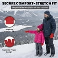 thumbnail image 6 of Yacht & Smith Kids Gloves & Mittens in Bulk, Winter Striped Children Age 3-8, 6 of 6