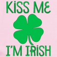 thumbnail image 2 of CafePress - Kiss Me I'm Irish Infant Bodysuit - Baby Light Bodysuit, Size Newborn - 24 Months, 2 of 4