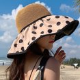 thumbnail image 1 of Neinkie Women Mesh Sun Hats Summer Beach UV Protection UPF Packable Wide Brim, 1 of 7