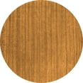 thumbnail image 1 of Ahgly Company Indoor Round Abstract Orange Contemporary Area Rugs, 8' Round, 1 of 1