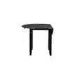 thumbnail image 6 of New Classic Furniture Gia Solid Wood Dining Drop Leaf Table w/ 2 Chairs in Ebony, 6 of 10