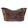 thumbnail image 3 of Premier Copper Products BTDR67DB 67 inch x 32 inch Hourglass Claw Foot Tub - Oil-Rubbed Bronze, 3 of 5