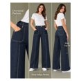 thumbnail image 5 of TELLTA Women's Wide-Leg High-Rise Stretch Jeans, 5 of 6