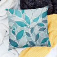 thumbnail image 2 of BANET Throw Pillow Cases Cozy Fleece Falling Dahlia Floral Flowers Decorative Cushion Covers for Couch Bed Sofa Farmhouse Decoration White, 2 of 5