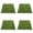 Green 4PCS, variant on Artificial Garden Grass Life Like Fairy Artificial Grass Lawn Miniature Ornament Garden Dollhouse DIY Grass