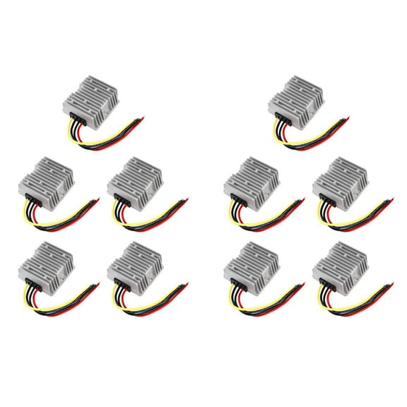 10X DC 24V to 48V 5A 240W DC Voltage Regulator Power Converter Waterproof Module Transformer for Golf Carts, Clubs