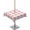 Tomato, variant on nqOlkjepod Brown Checkered Outdoor Tablecloth with Umbrella Hole & Zipper, Farmhouse Buffalo Plaid Square Table Cover 60x60 Inch, Dining Waterproof Table Cloth Protector for Patio/Party/Picnic