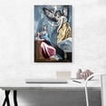 thumbnail image 2 of ARTCANVAS The Annunciation 1600 Canvas Art Print by El Greco - Size: 26" x 18" (0.75" Deep), 2 of 9