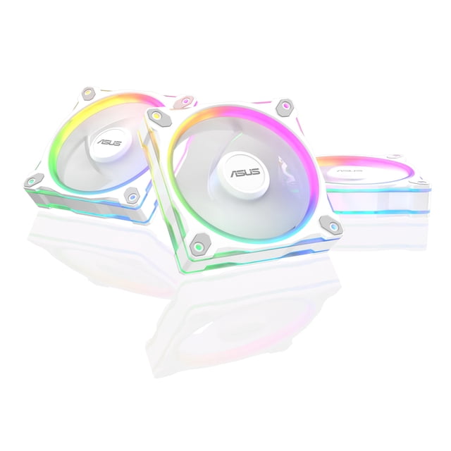 Ventilador ASUS Prime MR120 ARGB blanco, paquete triple, 28 mm