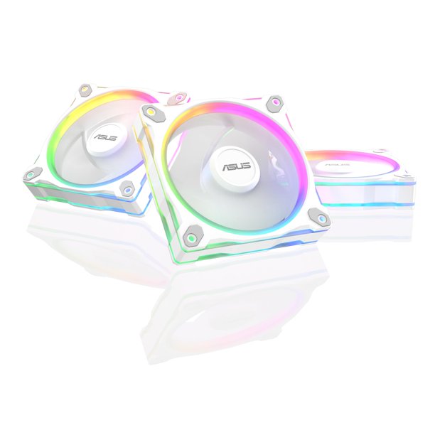 Ventilador ASUS Prime MR120 ARGB blanco, paquete triple, 28 mm