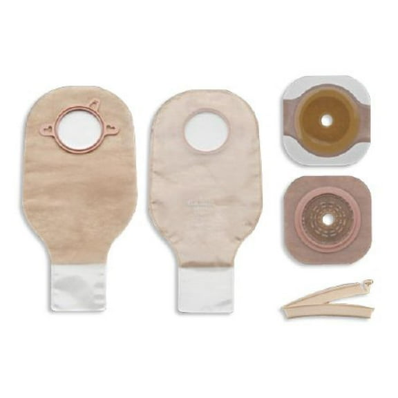 Hollister New Image Colostomy/Ileostomy Kit - 2.25 Inch Stoma, Blue Code, 2.75 Inch Flange, 12 Inch Length, Clamp Closure, 5 Count